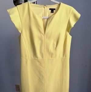 Yellow Ann Taylor Shift Dress